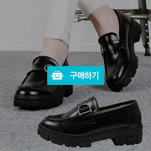 여성로퍼 통굽구두 기본구두 직장인구두 마리오탈라리코 금장장식 키높이 페니로퍼 5cm / 마리오탈라리코님의 스토어 / 디비디비 / 구매하기 / 특가할인