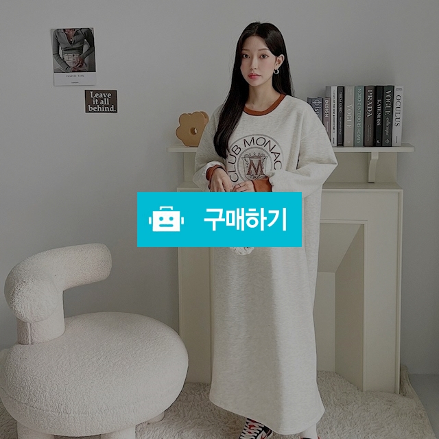 여성 가을겨울 롱 데일리 원피스 레터링 면 기모 / 도도해닷컴 / 디비디비 / 구매하기 / 특가할인