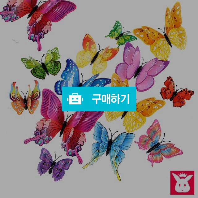 3D 이중날개 나비 장식 인테리어 소품 자석 스티커 벽장식 부착 / 프리미엄리빙스토어 / 디비디비 / 구매하기 / 특가할인