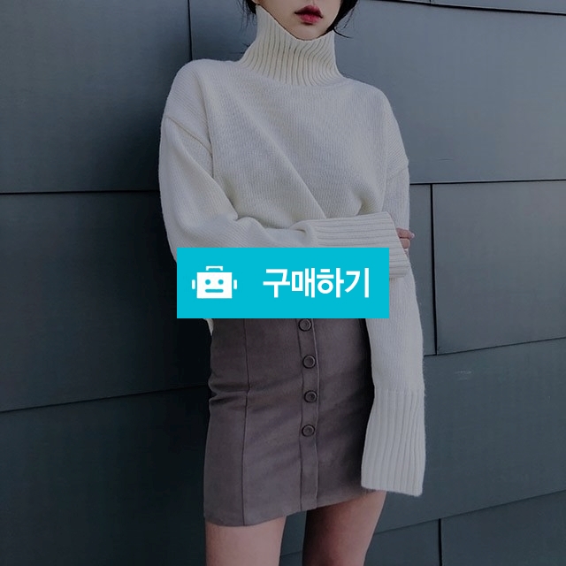 울 터틀넥 루즈핏 니트 / 메이드문 Mademoon / 디비디비 / 구매하기 / 특가할인