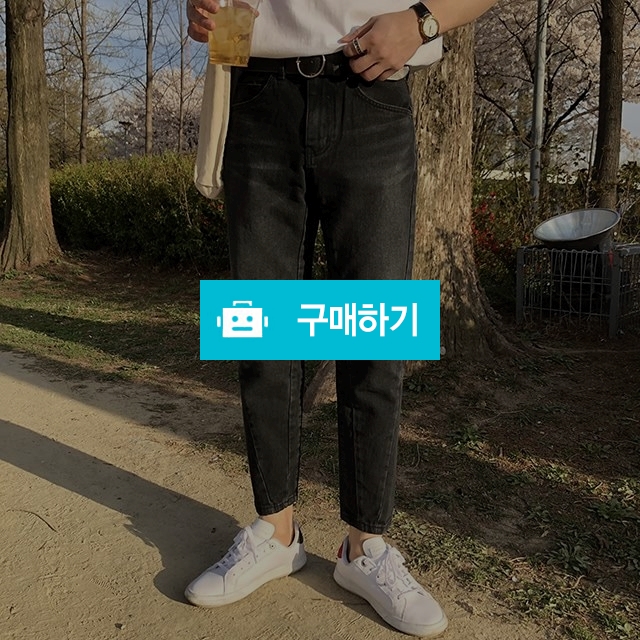 남자 4계절 테이퍼드핏 절개 블랙데님진 / 남친룩 민투아이 / 디비디비 / 구매하기 / 특가할인