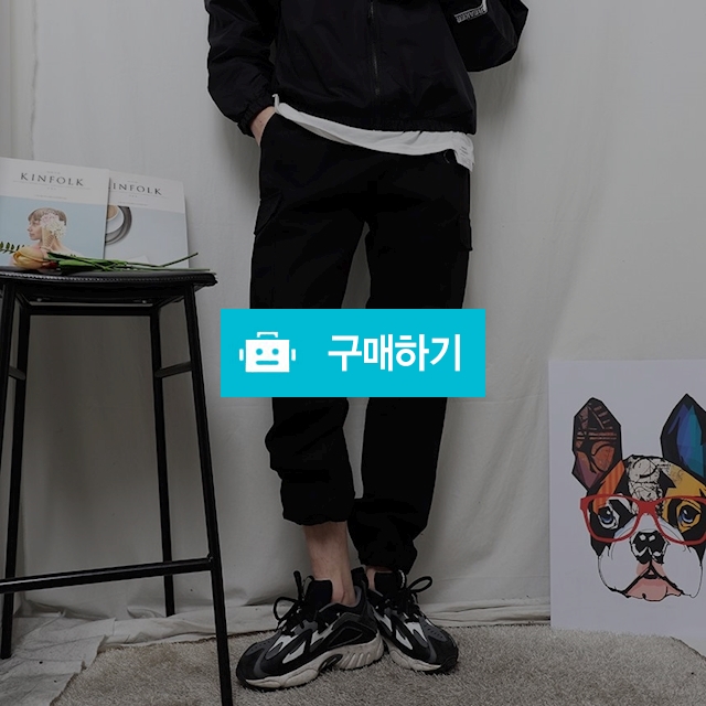 밑단 스트링 무지 밴딩 건빵포켓 카고 조거 팬츠 / 라헨느릴리 / 디비디비 / 구매하기 / 특가할인