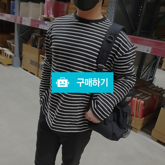 빅사이즈 오버핏 준지 단가라 스트라이프 줄무늬 티셔츠 / 쏘울미의 톡톡 스타일 / 디비디비 / 구매하기 / 특가할인