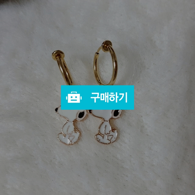 스누피 귀찌 귀걸이  / 핑크래빗 / 디비디비 / 구매하기 / 특가할인
