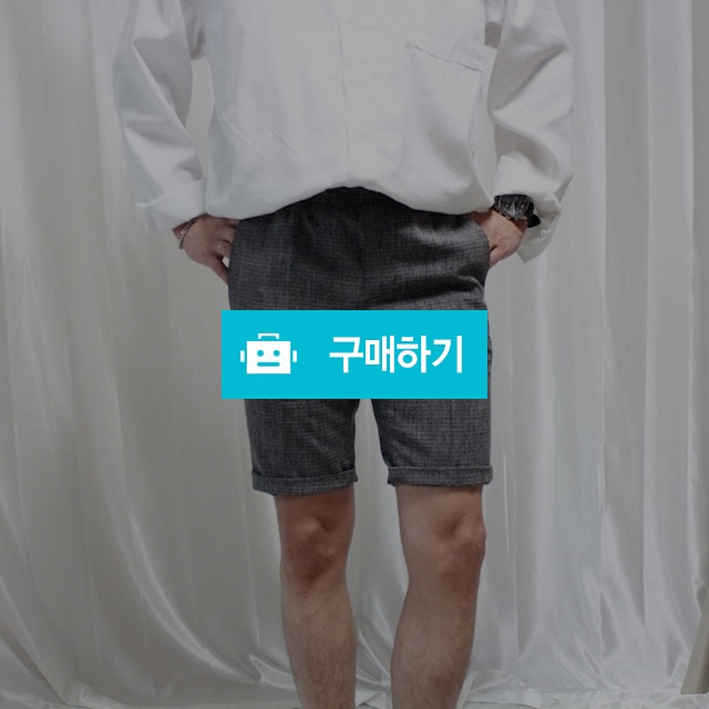 남자 여름 글렌 체크 반바지 슬랙스 / 대단한놈님의 스토어 / 디비디비 / 구매하기 / 특가할인