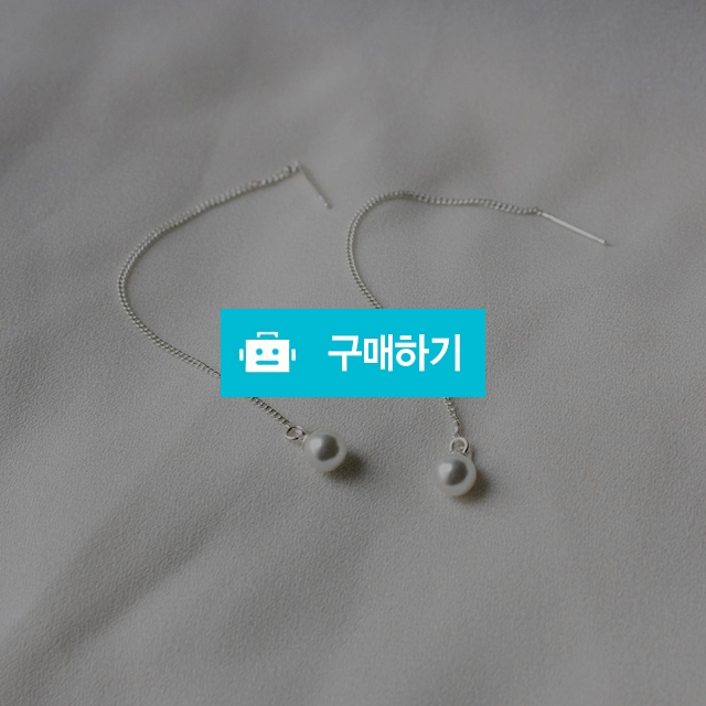 925실버 진주통과체인귀걸이 은귀걸이 / 얼링미님의 스토어 / 디비디비 / 구매하기 / 특가할인