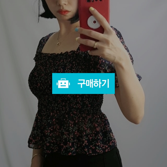 꽃셔링 블라우스 / 이지쇼룸님의 스토어 / 디비디비 / 구매하기 / 특가할인