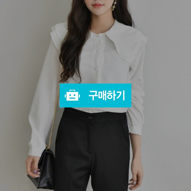 빅카라 진주 셔츠 블라우스 / 아담샵 / 디비디비 / 구매하기 / 특가할인