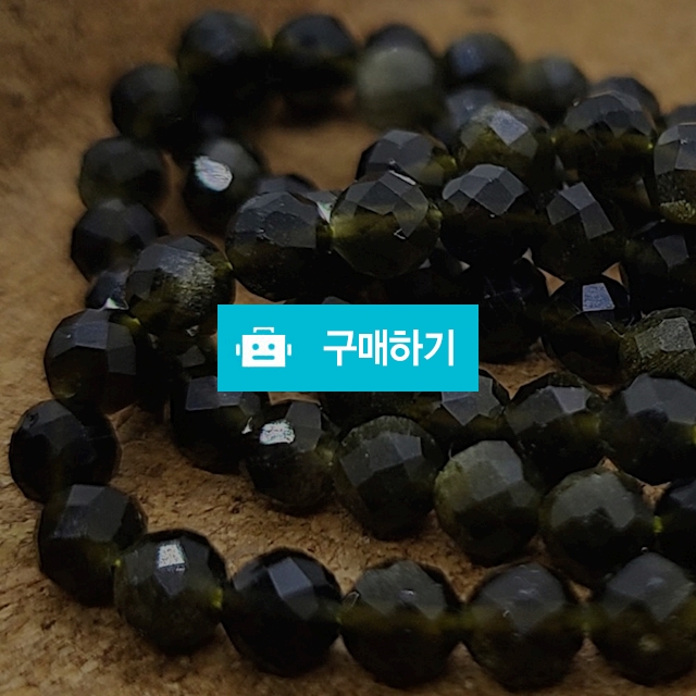 딸럽   오브시디안 흑요석    1줄(좋지않은 기운을흡수)(멀티컷 라운드 볼 비즈) / DL딸럽 / 디비디비 / 구매하기 / 특가할인