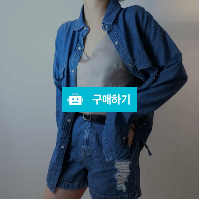 오버핏 스트링 포켓 데님 청자켓 / minmin님의 스토어 / 디비디비 / 구매하기 / 특가할인