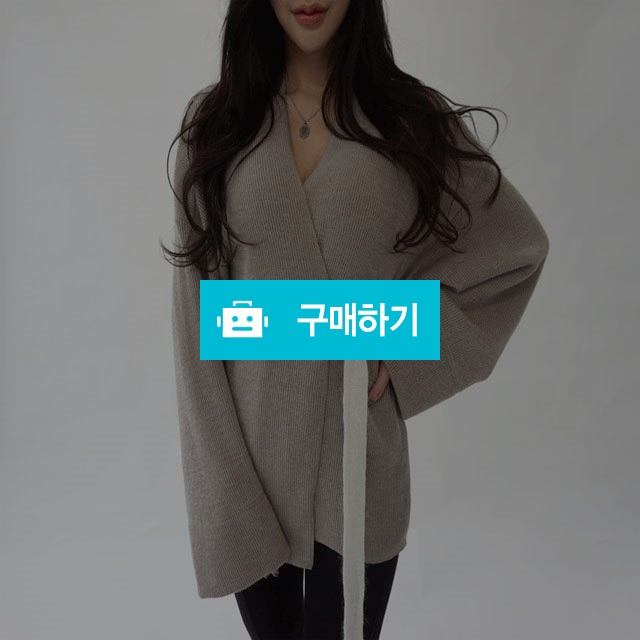 루즈핏 브이넥 니트 랩 가디건 / 행온님의 스토어 / 디비디비 / 구매하기 / 특가할인