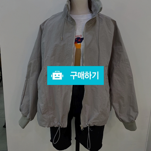 루즈핏 윈드 스트링 바람막이 점퍼 / 데일리초 / 디비디비 / 구매하기 / 특가할인