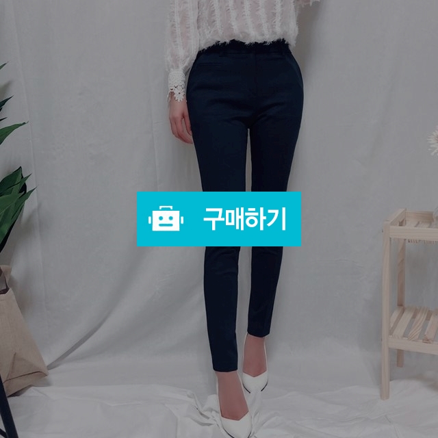여름 일자 슬림핏 스키니 슬랙스 (네이비 블랙  화이트 베이지) / 만자린다님의 스토어 / 디비디비 / 구매하기 / 특가할인