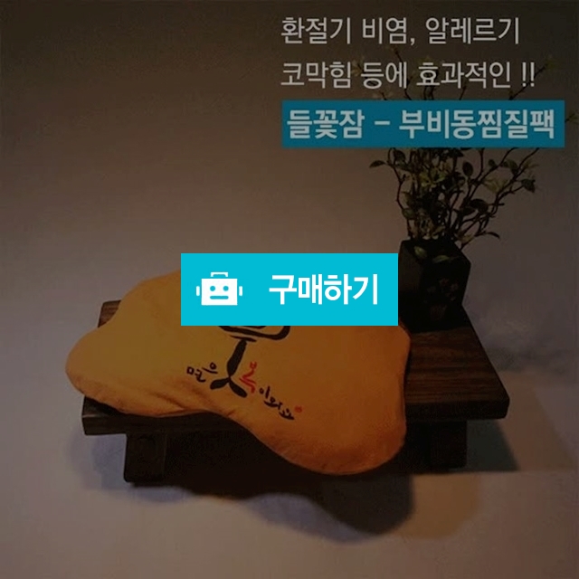 [들꽃잠]부비동찜질팩 - 눈찜질팩 코찜질팩 / 들꽃잠 / 디비디비 / 구매하기 / 특가할인