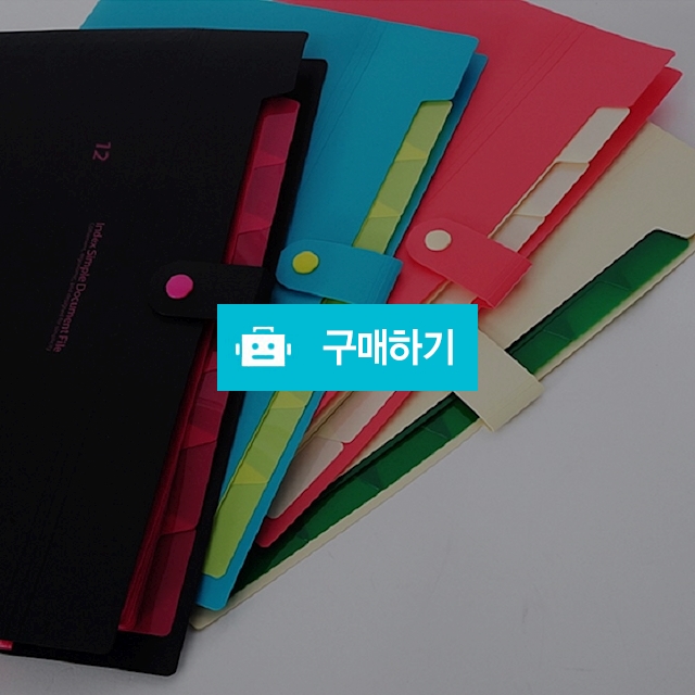 모닝글로리 아코디언파일 A4 간편 도큐멘트화일 12분류 / 설래임 / 디비디비 / 구매하기 / 특가할인