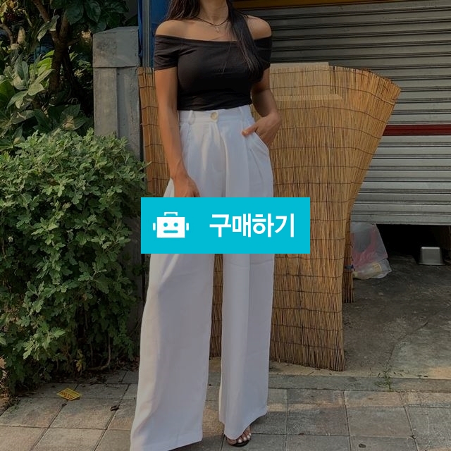 하이웨스트 핀턱 와이드 통슬랙스 / 제이앤빈의 스토어 / 디비디비 / 구매하기 / 특가할인