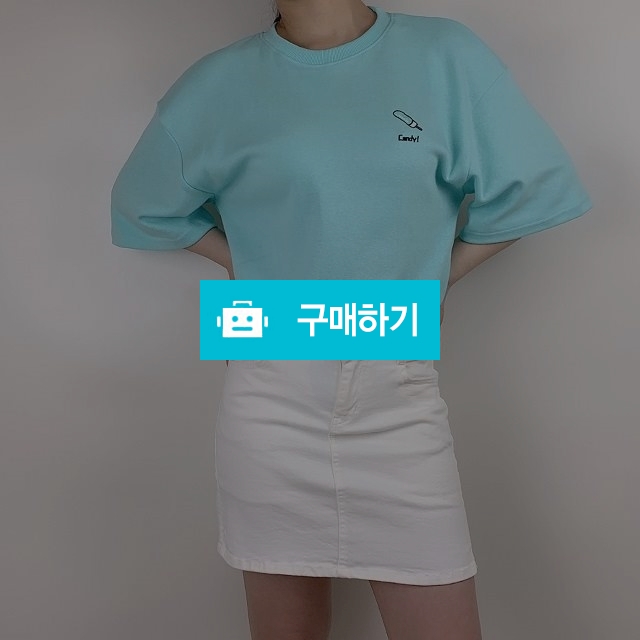 오버핏 라운드 아이스크림 반팔티 / 순수야 / 디비디비 / 구매하기 / 특가할인