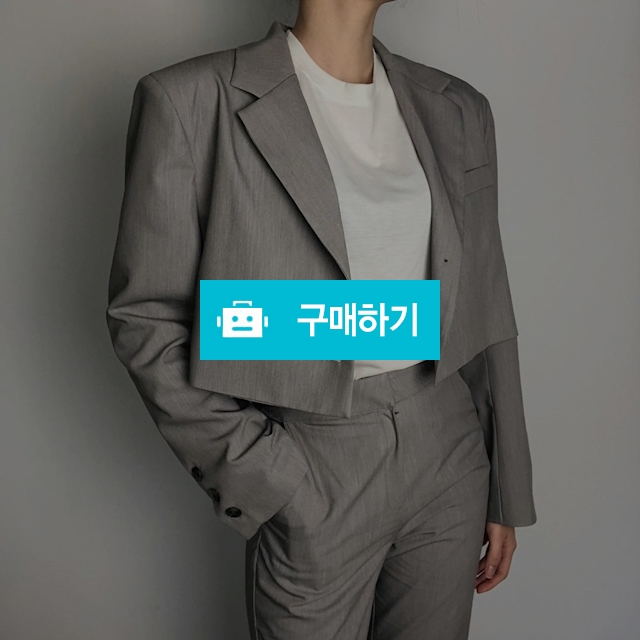 모던 투버튼 크롭 숏자켓 / 글로제이 / 디비디비 / 구매하기 / 특가할인