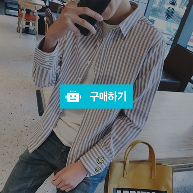 유얼마인 소매 스마일 셔츠 / 유얼마인_맨 / 디비디비 / 구매하기 / 특가할인