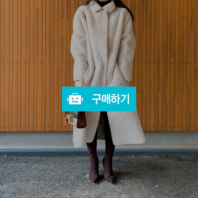 버튼 퍼 롱 무스탕 / 마인드식스 / 디비디비 / 구매하기 / 특가할인