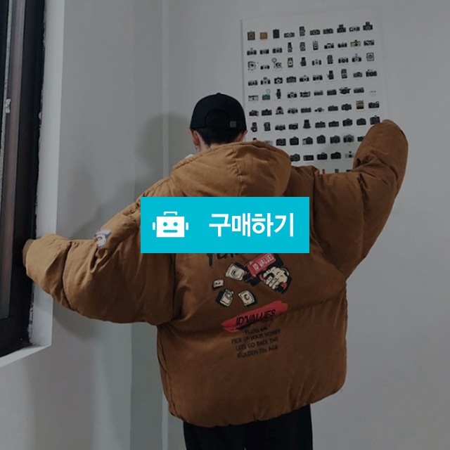 백프린팅 후드 패딩 (3컬러) / 1023shop / 디비디비 / 구매하기 / 특가할인