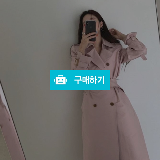 봄신상 [플로라트렌치코트] 핑크트렌치코트 여자코트 벨트코트 / 특공대언니n루피옴므 / 디비디비 / 구매하기 / 특가할인