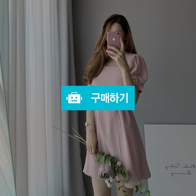 무배! 여성 스퀘어넥 여름 미니 반팔 원피스 / 리제인님의 스토어 / 디비디비 / 구매하기 / 특가할인