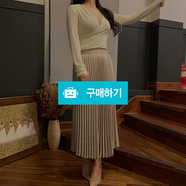 플레어 밴딩 플리츠 주름롱스커트 / 드미르에 / 디비디비 / 구매하기 / 특가할인