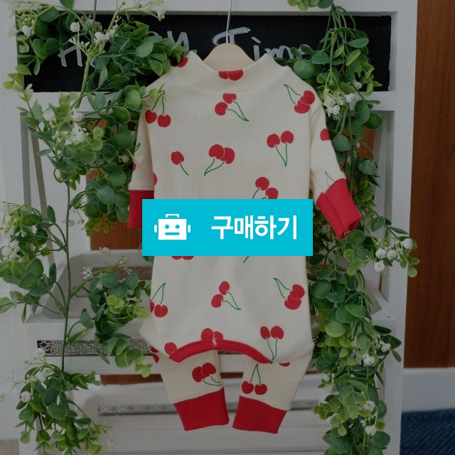 강아지옷 봄신상 체리 올인원 1color  무료배송 / PET DRESS / 디비디비 / 구매하기 / 특가할인