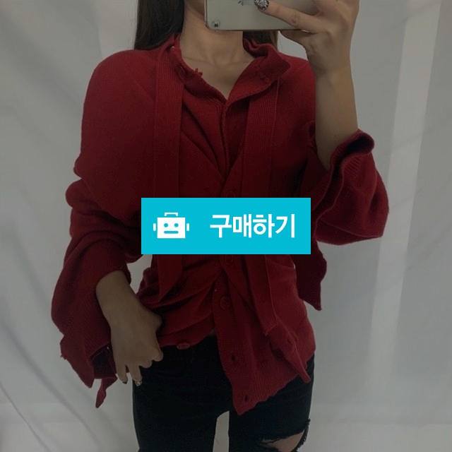 단추 끈 이중 언발 니트 가디건 / 와이민 / 디비디비 / 구매하기 / 특가할인