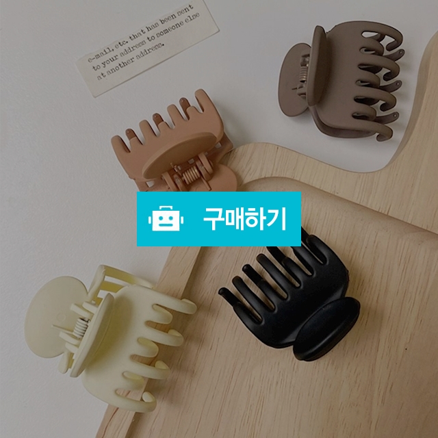 모던 하이 포니테일 매트 헤어 집게핀 4p / 앤어바웃 / 디비디비 / 구매하기 / 특가할인
