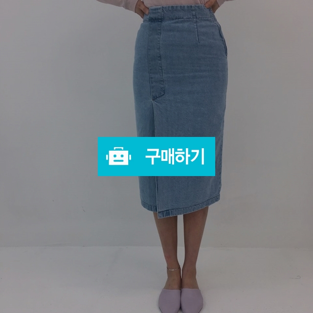밴딩 H라인 데님 컷팅 미디스커트 / 라운드님의 스토어 / 디비디비 / 구매하기 / 특가할인