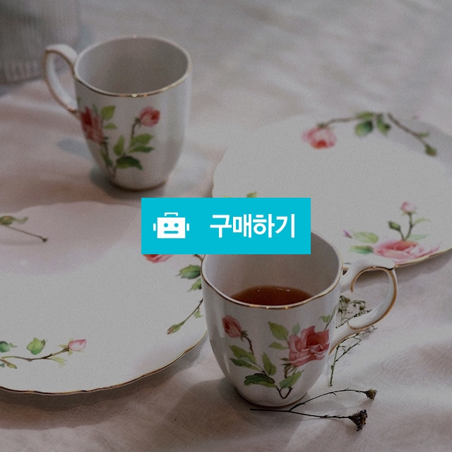 (티로직) 로즈가든 2인 브런치 세트 4P (머그 2P, 접시(S) 2P)/독일 티웨어 브랜드 / maxplus / 디비디비 / 구매하기 / 특가할인