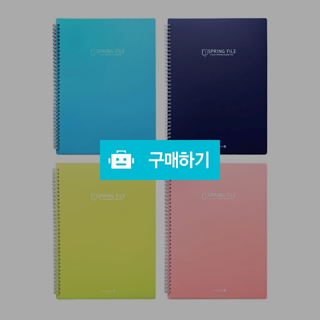 모닝글로리 A4 K컬러 스프링 클리어 파일 40P / 설래임 / 디비디비 / 구매하기 / 특가할인