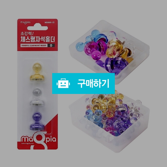 마그피아 강력 네오디움 메모 자석 체스형 자석홀더 중 21mm / 설래임 / 디비디비 / 구매하기 / 특가할인
