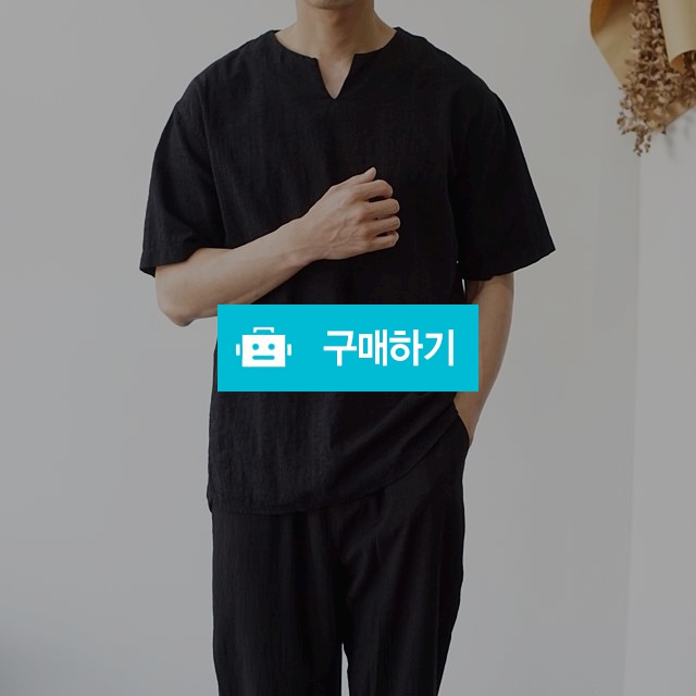 센남 베이직 루즈핏 린넨 브이넥 반팔티 / 센남님의 스토어 / 디비디비 / 구매하기 / 특가할인