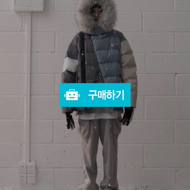 [MAMC] 스트릿 슬리브 포인트 화이트 퍼 후드 패딩점퍼 / SMW (Special Man Wear) / 디비디비 / 구매하기 / 특가할인