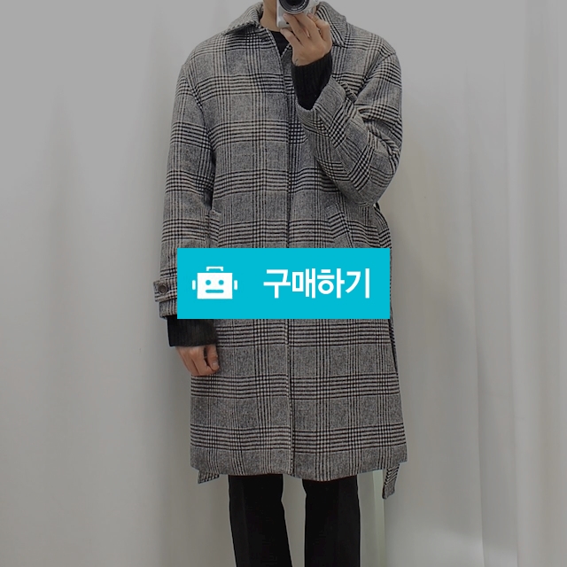 남자 히든버튼 글렌체크 맥코트 / 옷피셜스토어 / 디비디비 / 구매하기 / 특가할인