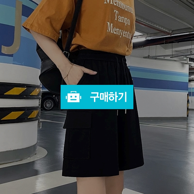 앤어바웃 카고 스트링 특양면 5부 밴딩 팬츠 / 앤어바웃 / 디비디비 / 구매하기 / 특가할인