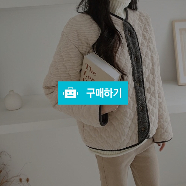 미니 누빔 골덴 퀄팅 뽀글이 배색 숏 패딩 점퍼 / 쏘울미의 톡톡 스타일 / 디비디비 / 구매하기 / 특가할인