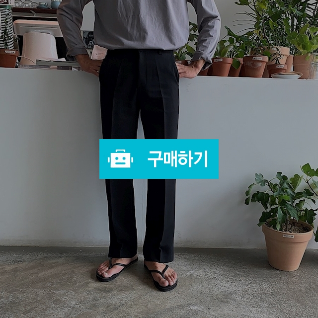 프리미엄 세미와이드 트임 슬랙스 S-L / 블랑토 / 디비디비 / 구매하기 / 특가할인