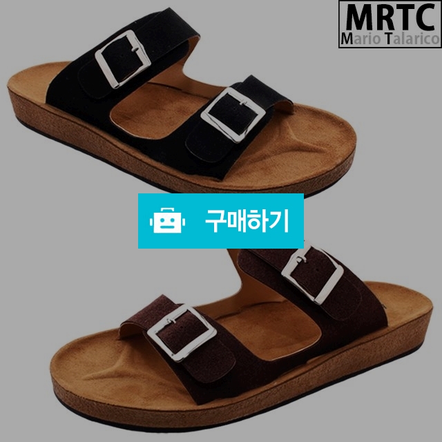 마리오탈라리코 투벨트 스웨이드 스트랩슬리퍼 3cm굽 남성슬리퍼 컴포트화 코르크타입 / 마리오탈라리코님의 스토어 / 디비디비 / 구매하기 / 특가할인