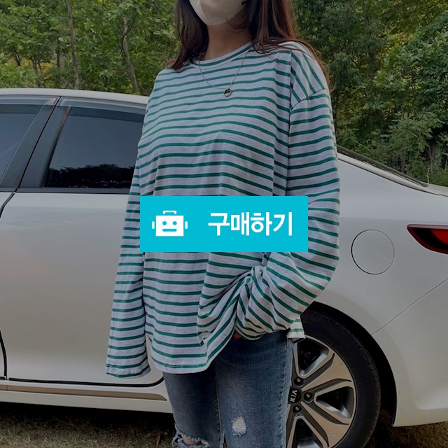 남녀공용 박스핏 싱글20수 단가라 긴팔 티셔츠 / 민클로즈 / 디비디비 / 구매하기 / 특가할인