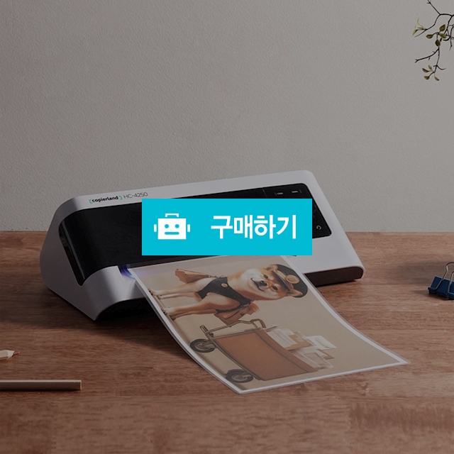 카피어랜드 소형 무열겸용 A4 4롤러 코팅기 HC-4250 / 설래임 / 디비디비 / 구매하기 / 특가할인