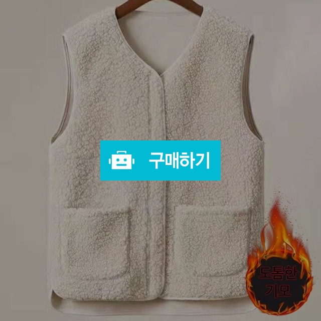 겨울 필수템 여성 뽀글이 기모 양털 조끼 스웨이드 안감 / 동가미샵 / 디비디비 / 구매하기 / 특가할인