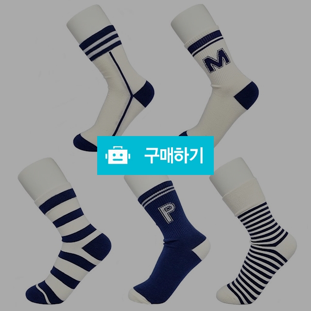 케이엠 네이비 PM 중목 패션 면 여성 양말 5켤레 / 꼬마네 잡화점 / 디비디비 / 구매하기 / 특가할인