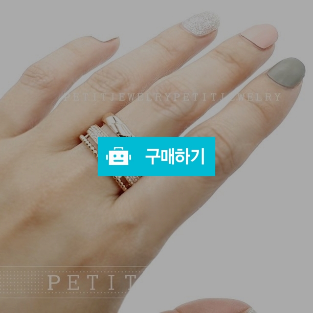 쓰리라인콤비빅반지 / 쁘띠주얼리님의 스토어 / 디비디비 / 구매하기 / 특가할인