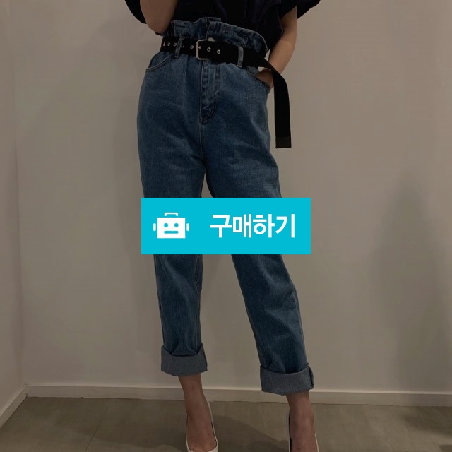 하이웨스트 밴딩 벨트 와이드 팬츠 / 비앙카님의 스토어 / 디비디비 / 구매하기 / 특가할인