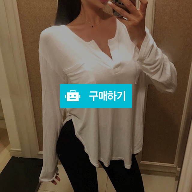 텐셀 포켓 트임 브이넥 티셔츠 / 더희룸님의 스토어 / 디비디비 / 구매하기 / 특가할인