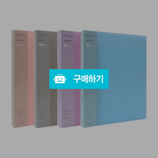 모닝글로리 A4 테마컬러 섹션 클리어파일 40P / 설래임 / 디비디비 / 구매하기 / 특가할인